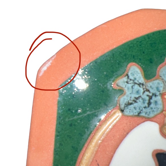 Cindy Wallace 1996  Napa Artist Merlot Wine Clay Pottery Plaque - Picture 2 of 5